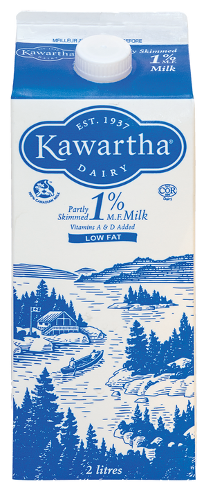 Kawartha Dairy - 1% Milk, 2L