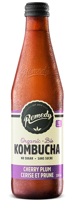 Remedy Drinks - Kombucha, Organic Cherry Plum, 330ml
