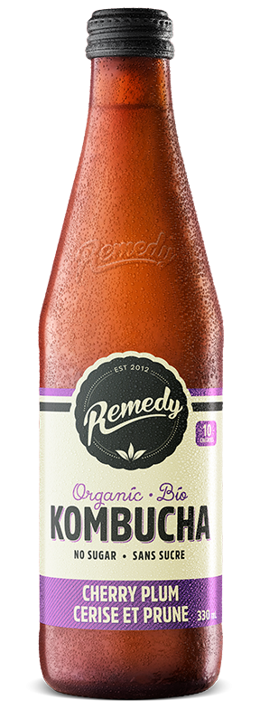 Remedy Drinks - Kombucha, Organic Cherry Plum, 330ml