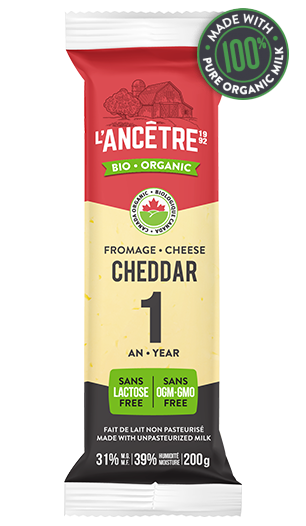 L'Ancetre - Organic 1 Year Old Cheddar, 200g