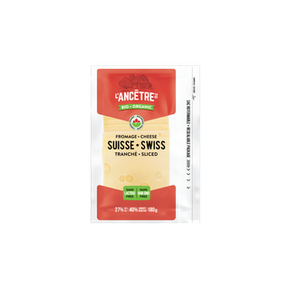 L'Ancetre - Organic Sliced Swiss Cheese, 180g