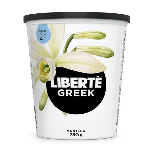 Liberté - Vanilla Greek Yogurt 2%, 750g