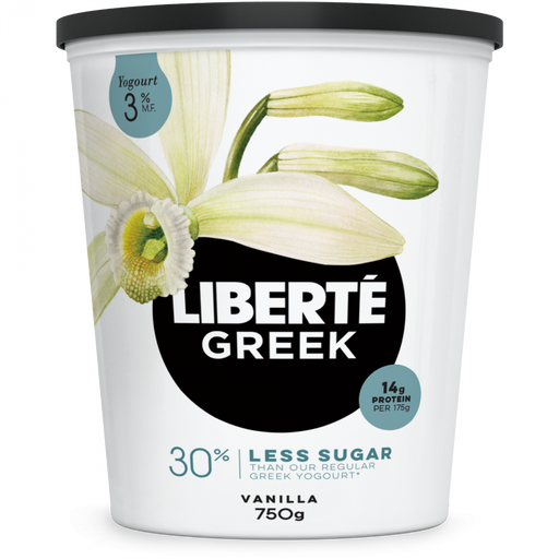Liberté - Vanilla Greek Yogurt 3%, 750g