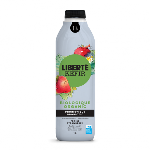 Liberté - Organic Strawberry Kefir, 1L