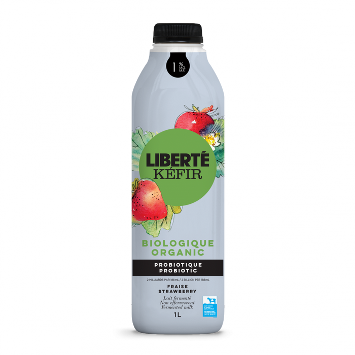 Liberté - Organic Strawberry Kefir, 1L