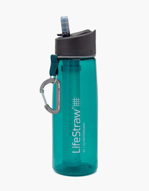 LifeStraw - Go Water Filter Bottle - Dark Teal, 650ml