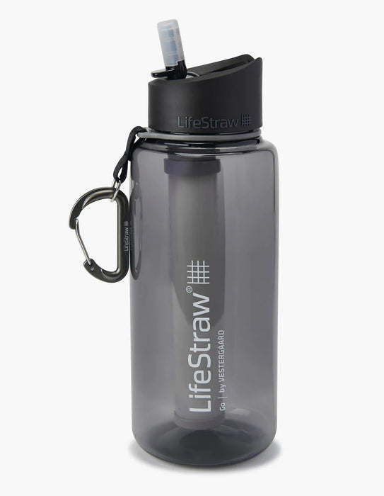 LifeStraw - Go Water Filter Bottle - Grey, 1L