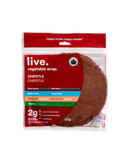 Live Organic Food Products Ltd. - Chipotle Wrap, 112g