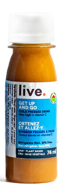 Live Organic Food Products Ltd. - Get Up and Go Elixir, 74ml