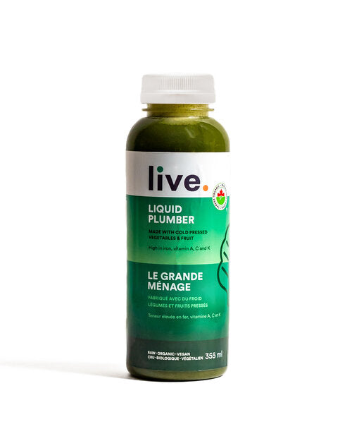 Live Organic Food Products Ltd Liquid Plumber Juice, 355 mL