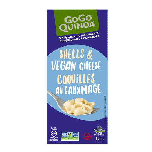 Gogo Quinoa - White Shells & Vegan Cheese, 170g