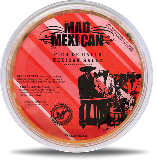 Mad Mexican - Pico De Gallo Mexican Salsa Hot, 355ml