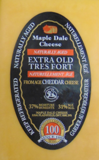 Maple Dale Cheese Co. - Extra Old Cheddar Cheese, 400g