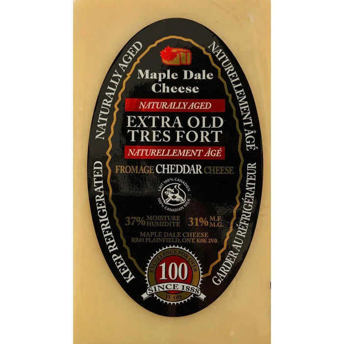 Maple Dale Cheese Co. - Extra Old White Cheddar Cheese, 400g