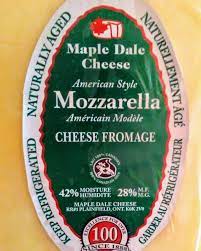 Maple Dale Cheese Co. - Mozzarella Cheese, 400g