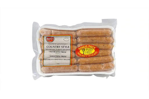 Mark's Mennonite Meats - Turkey Country Breakfast Sausages, 250g