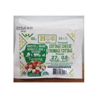 M-C Dairy - Grass Fed Organic Pressed Cottage Cheese, 400g