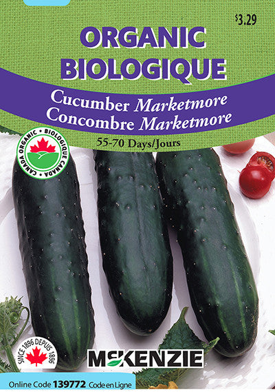 McKenzie Seeds - Organic Cucumber Marketmore Seeds