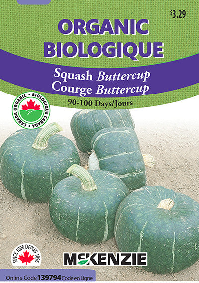 McKenzie Seeds - Organic Buttercup Squash Seeds