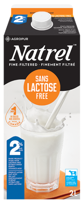 Natrel - Fine Filtered Lactose Free 2% Milk, 2L