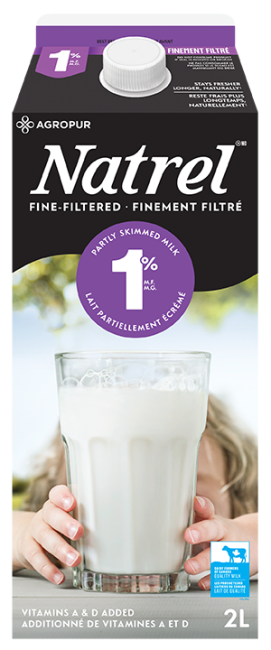 Natrel - 1% Fine Filtered Milk, 2L