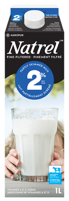 Natrel - 2% Fine Filtered Milk, 1L
