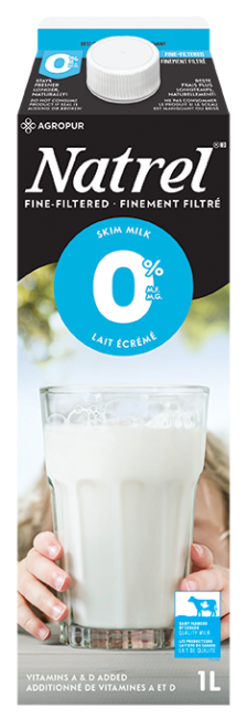 Natrel - Fine Filtered Skim Milk, 1L
