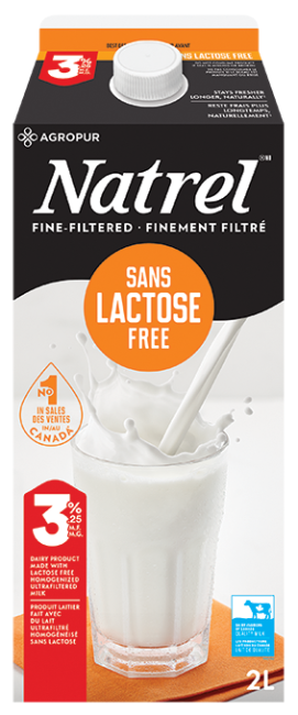 Natrel - Fine Filtered Lactose Free Homo Milk, 2L