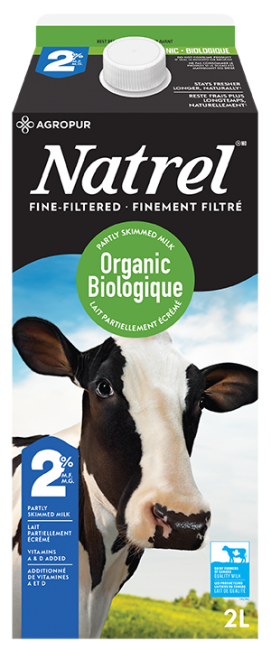 Natrel - Organic Fine-Filtered 2% Milk, 2L