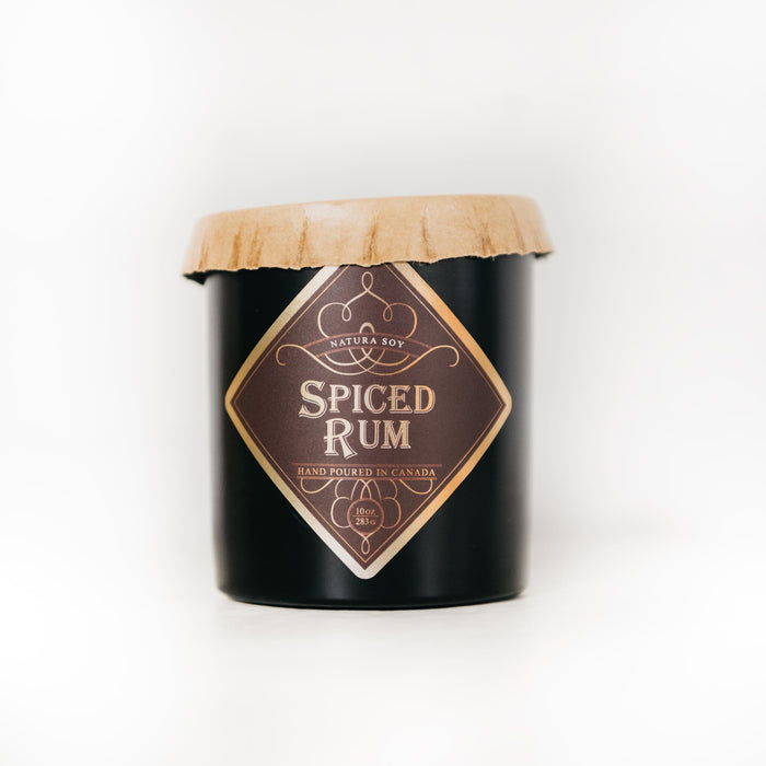 Natura Soylights - Soy Candle, Spiced Rum, 10 oz