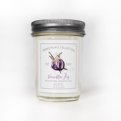 Natura Soylights - Marketplace Jar Soy Candle, Vanilla Fig, 7 oz