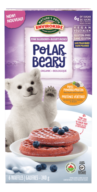 Nature's Path - Envirokidz Polar Beary Blueberry Waffles - 240g