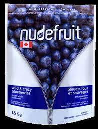 Nudefruit - Wild & Crazy Blueberries, 1.5kg