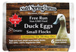 Nutri Spring Farms -Free Run Duck Eggs, 6 Large Eggs