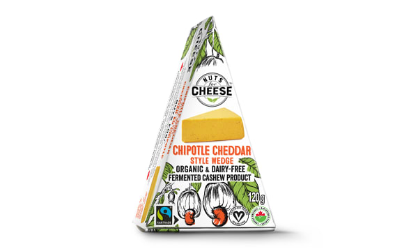 Nuts for Cheese - Chipotle "Cheddar" Flavoured Wedge, 120g