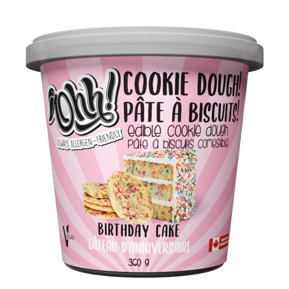 Ohh! Foods - Birthday Cake Edible Cookie Dough, 360g