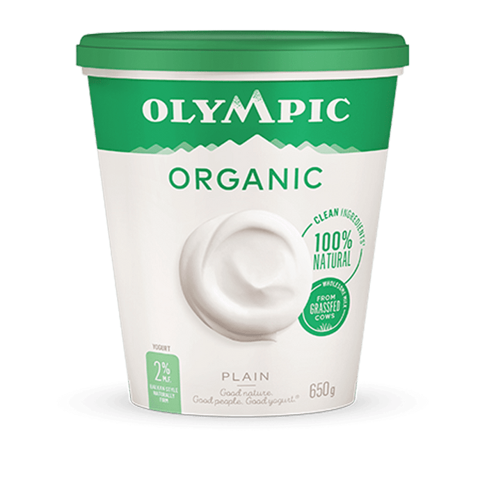 Olympic - Organic Plain Yogurt 2% M.F., 650g