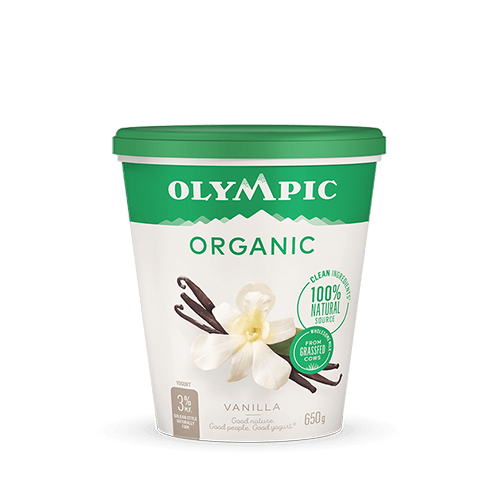 Olympic - Organic French Vanilla Yogurt, 650g