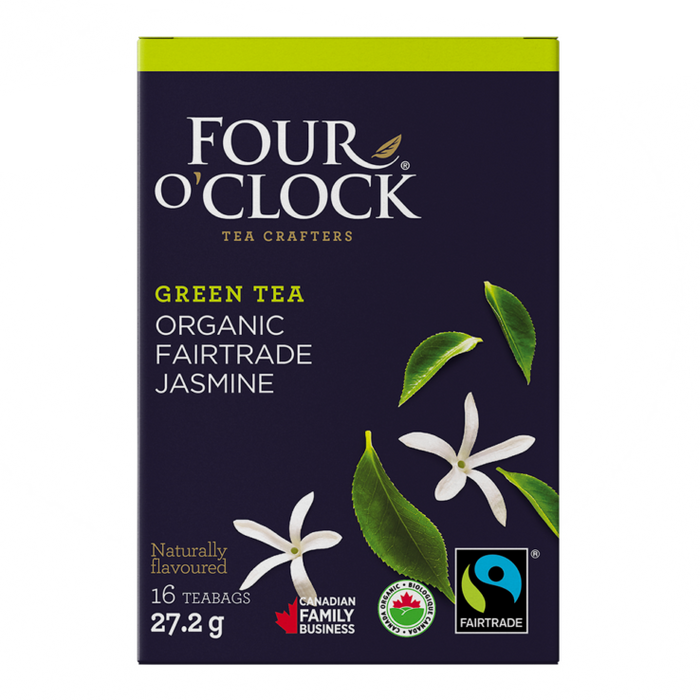 Four O'Clock - Green Tea, Jasmine, 16 bags