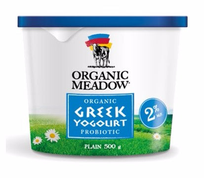 Organic Meadow - Organic Partly Skimmed 2% Greek Yogurt, 500g