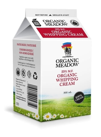 Organic Meadow - Organic Whipping Cream 35% M.F., 500ml