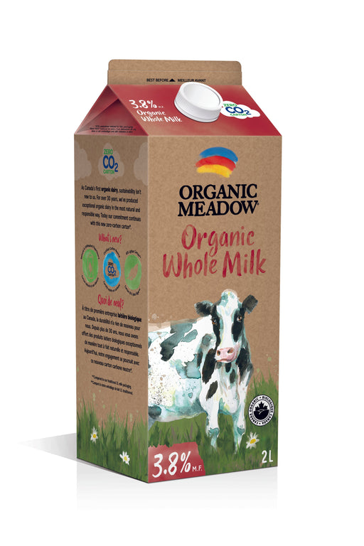 Organic Meadow - Organic Whole Milk 3.8% M.F., 2L