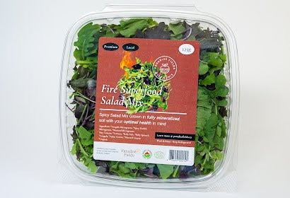 Paradise Fields - Organic Fire Superfood Salad Mix, 125g