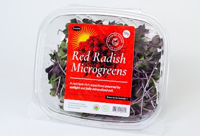 Paradise Fields - Organic Spicy Radish Microgreens, 50g