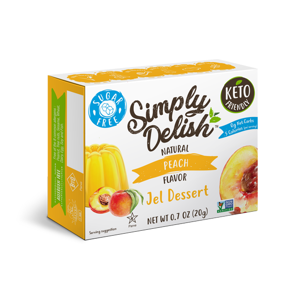 Simply Delish - Jel Dessert, Peach, 20g