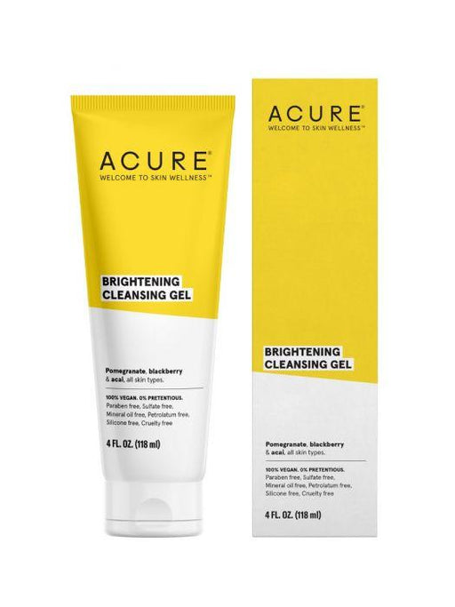 Acure - Brilliantly Brightening Cleansing Gel, 4oz