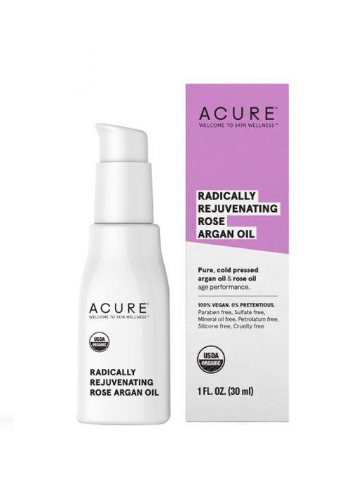 Acure - Radically Rejuvenating Rose Argan Oil, 30ml