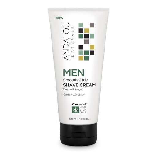 Andalou Naturals - Men's Smooth Glide Shave Cream, 178mL