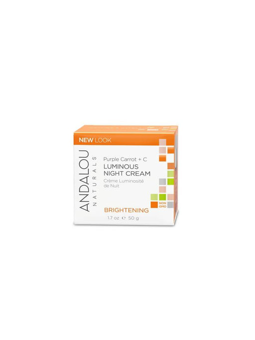 Andalou Naturals - Purple Carrot + C Luminous Night Cream, 50ml