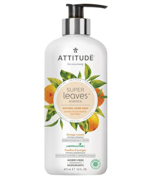 Attitude - Hand Soap (Orange Leaves), 455mL